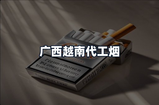 广西越南代工烟